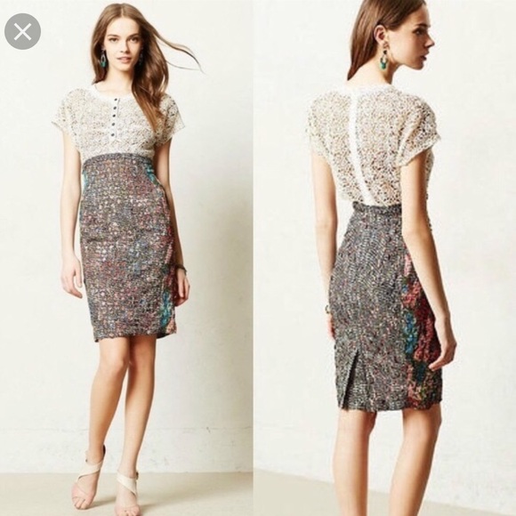 Anthropology Byron Lars Lace Study dress, size 2 - Picture 4 of 8